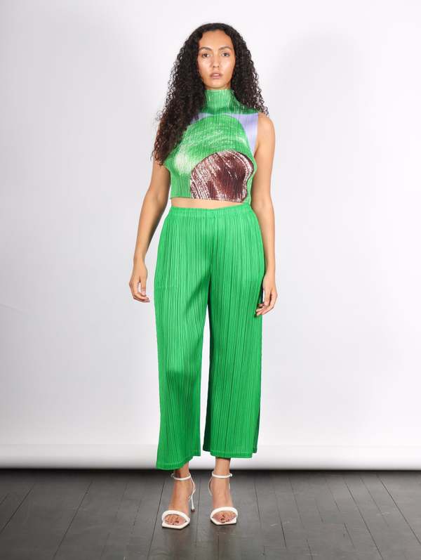 Pleats Please by Issey Miyake Backlight Top - Brown | Garmentory