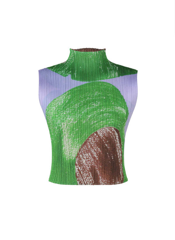 Pleats Please by Issey Miyake Backlight Top - Brown | Garmentory