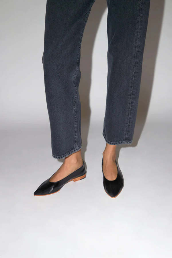 Martiniano Party Flat - Black | Garmentory