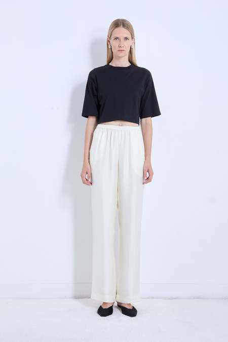 パンツ Loulou Studio PANTS (SOLER IVORY) LouLou Studio Soler Pants - Ivory | Garmentory