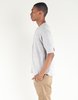 18 Waits Hitchhiker Henley T-Shirt - Grey Linen Slub - Thumbnail 4