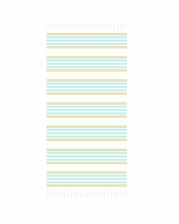 Others Trade for Hope Handloom Towel - Blue/Yellow