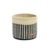 Other’s Trade for Hope Sisal Basket - Natural/Black - Thumbnail 1