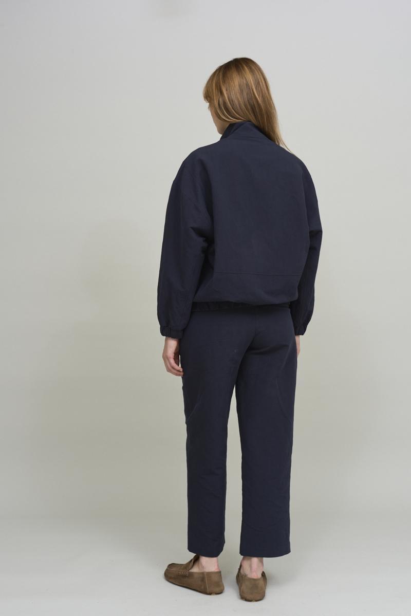CUS Wide Neck Jacket - Navy Blue CUS Wide Neck Jacket - Navy Blue