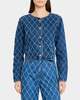 Veronica Beard Nolita Jacket - Blue Diamond - Thumbnail 1