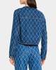 Veronica Beard Nolita Jacket - Blue Diamond - Thumbnail 3