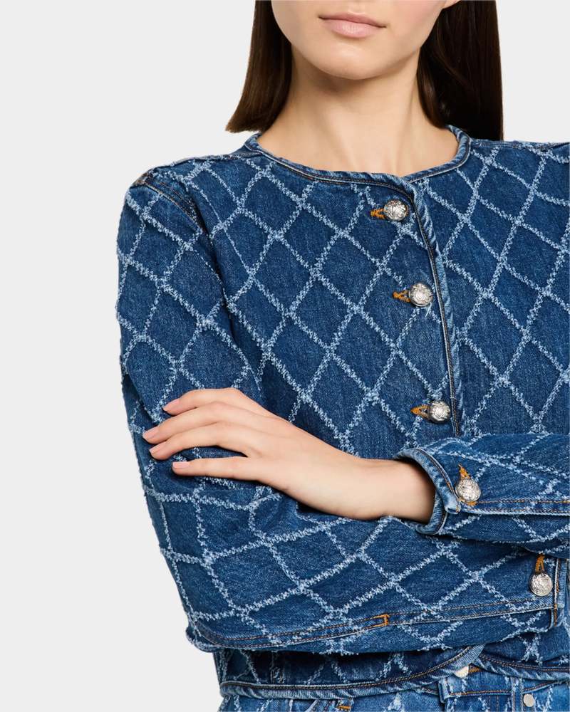 Veronica Beard Nolita Jacket - Blue Diamond