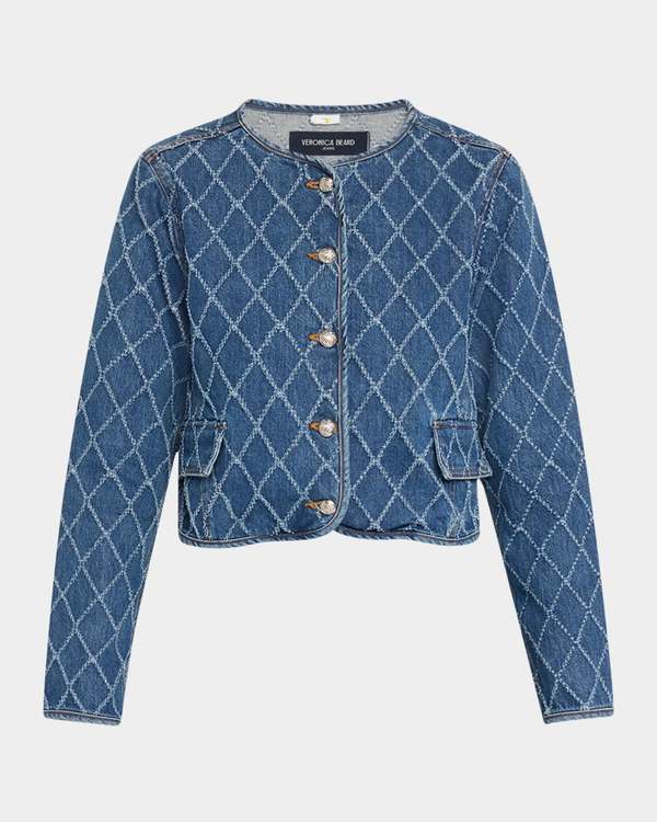 Veronica Beard Nolita Jacket - Blue Diamond