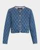 Veronica Beard Nolita Jacket - Blue Diamond - Thumbnail 5