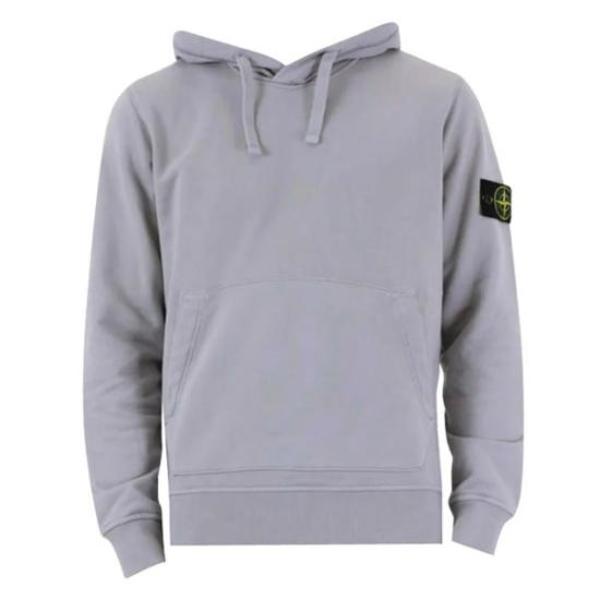 パーカー・フーディ STONE  Men Hoodies K1S156100044S0051 V0061 Grey STONE ISLAND Hoodie 'Pearl Grey' 771564120-V0061