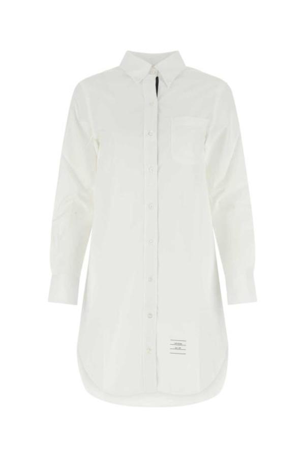 thom browne FDS002E 03113 100 Dress - White