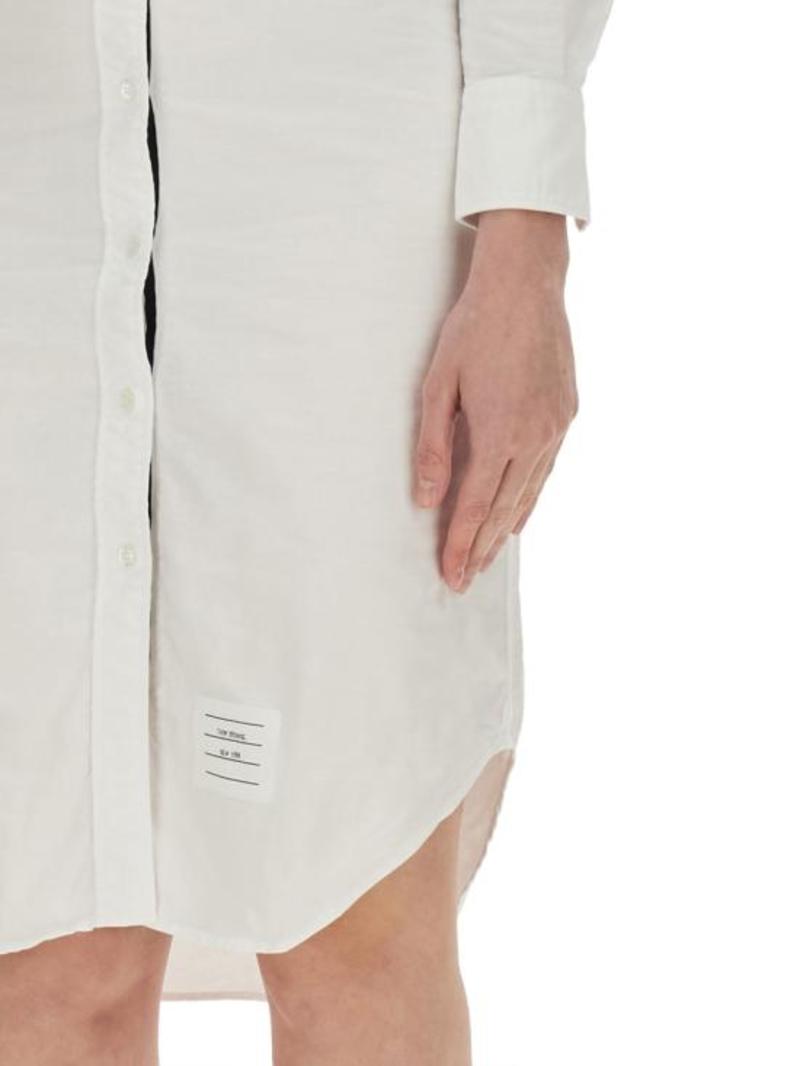 ワンピース THOM BROWNE Women Mid Skirts FDSD78C06177100 White THOM BROWNE | Pleated Midi Skirt | Women | Lane Crawford