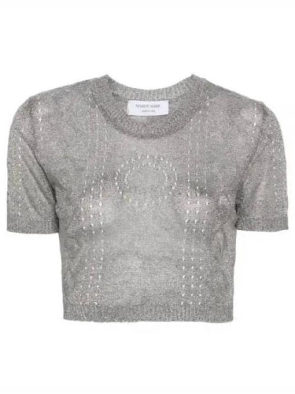 MARINE SERRE Sweater - Silver