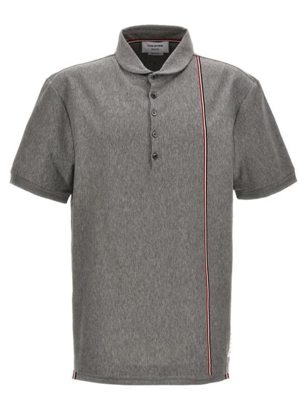 Thom Browne Polo Shirt - Medium Gray