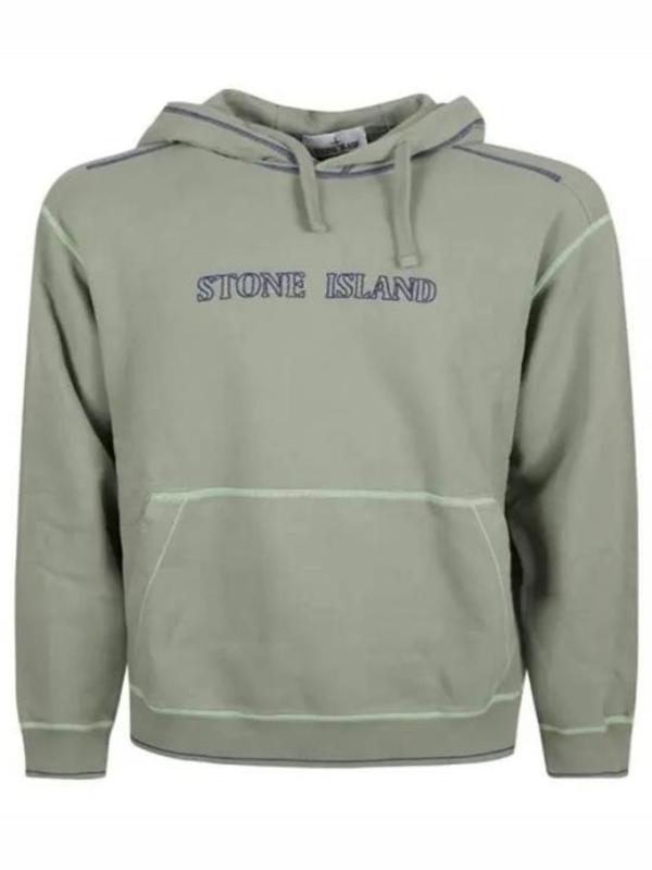 Stone Island Hoodie - Sage Green