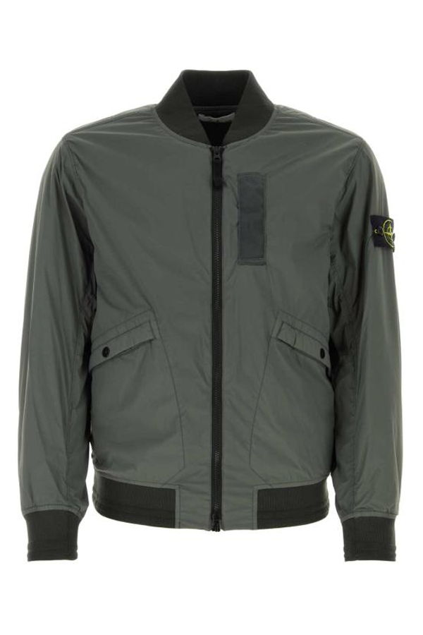 Stone Island Free Bomber Jacket - Dark Green