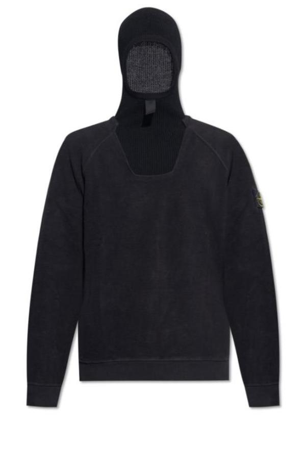 Stone Island Hoodie - Black