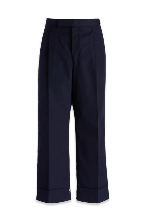 Thom Browne MTC162E04502415 Straight Pants - Navy