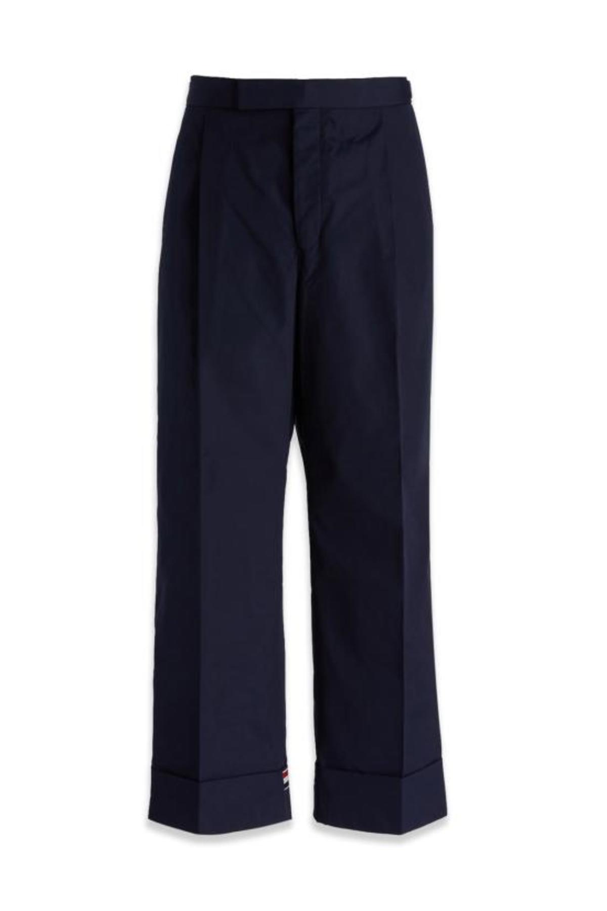 Thom Browne MTC162E04502415 Straight Pants - Navy - Image 1 of 3