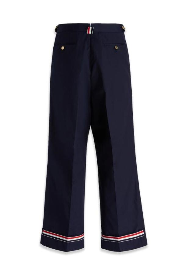 Thom Browne MTC162E04502415 Straight Pants - Navy