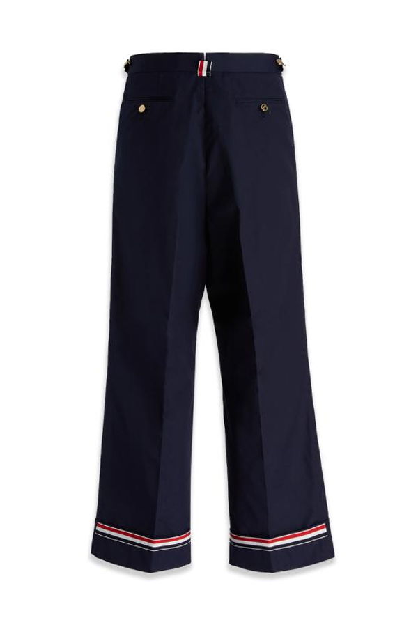 Thom Browne MTC162E04502415 Straight Pants - Navy