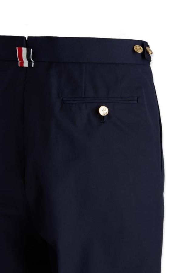 Thom Browne MTC162E04502415 Straight Pants - Navy