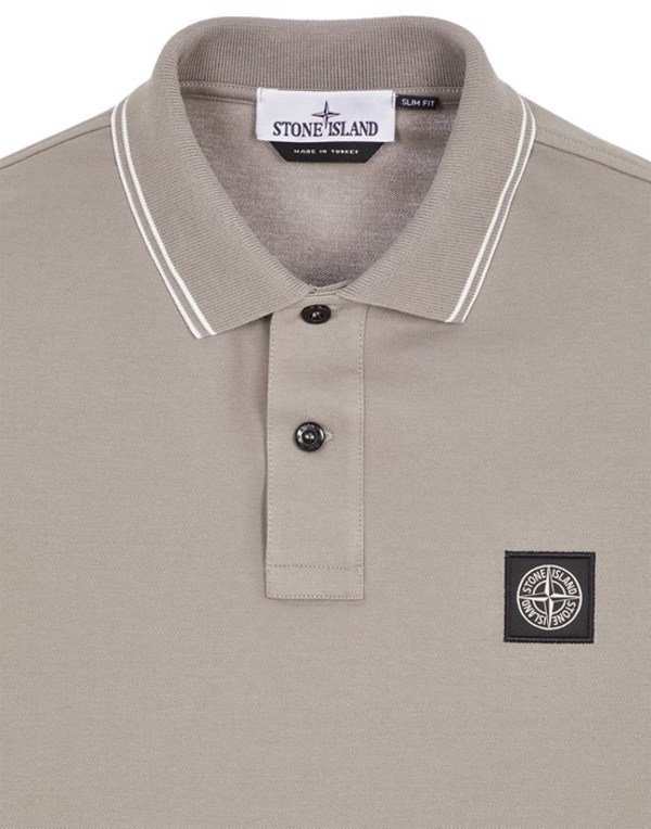 トップス Stone island s/s polo shirt grey y2k Stone Island Polo Shirt - Dove Grey | Garmentory