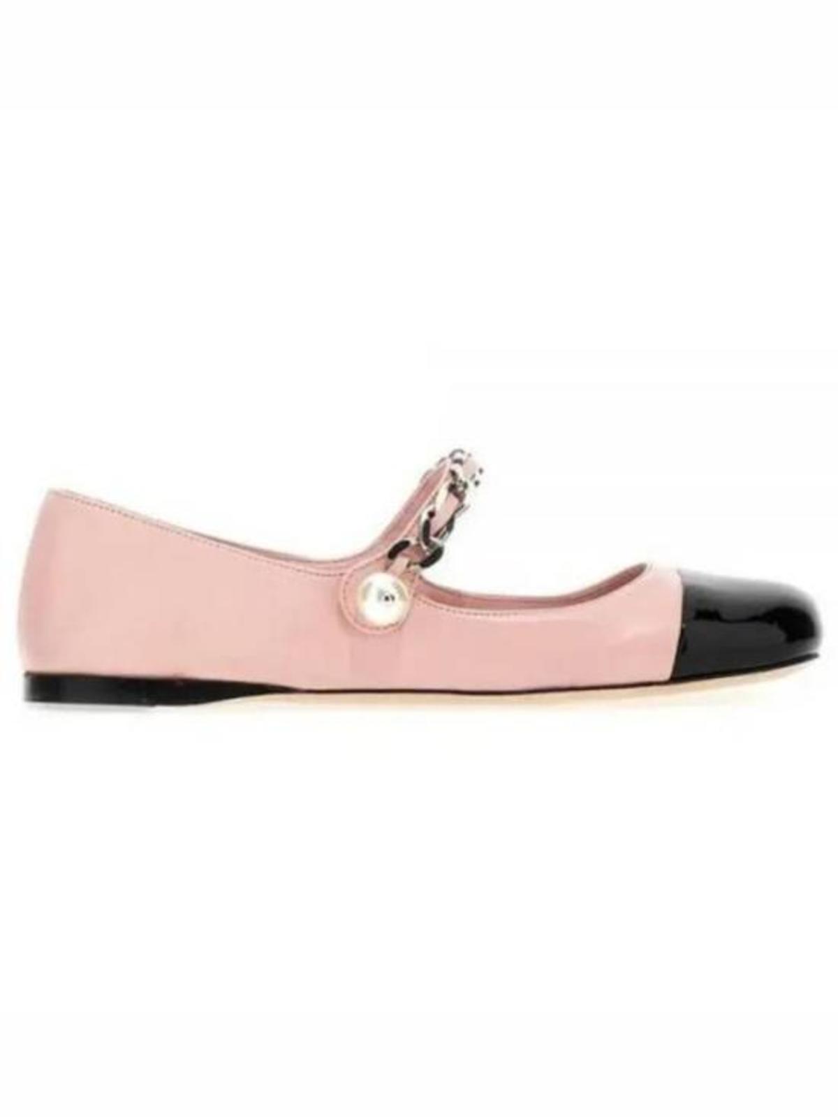 MIU MIU Flat Shoes - Pink/Black | Garmentory