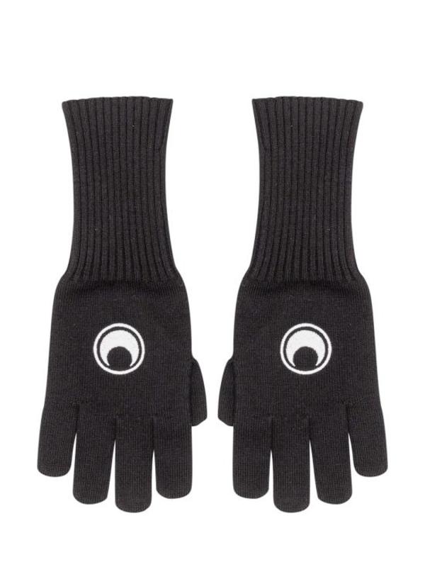 MARINE SERRE Gloves - Black