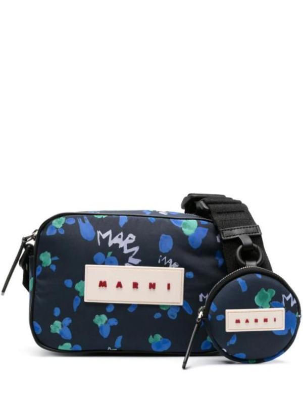 Marni Messenger Bag - Navy