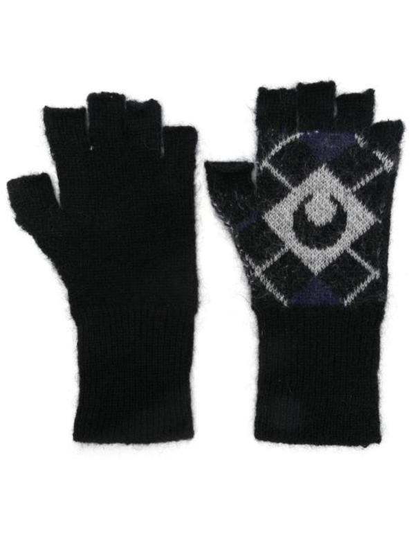 MARINE SERRE Gloves - Black