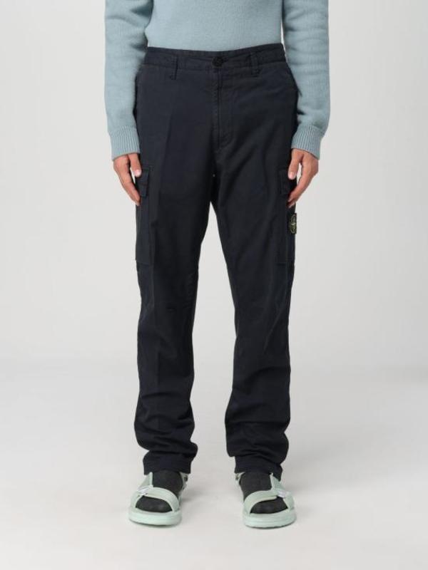 Stone Island Straight Pants - Navy