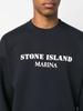 Stone Island Tunic Top - Navy Blue - Thumbnail 5
