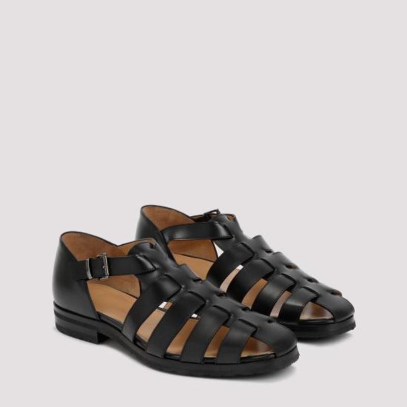 Paraboot｜SANDALS (2219 02) Paraboot Pacific Leather Sandals - Black | Garmentory