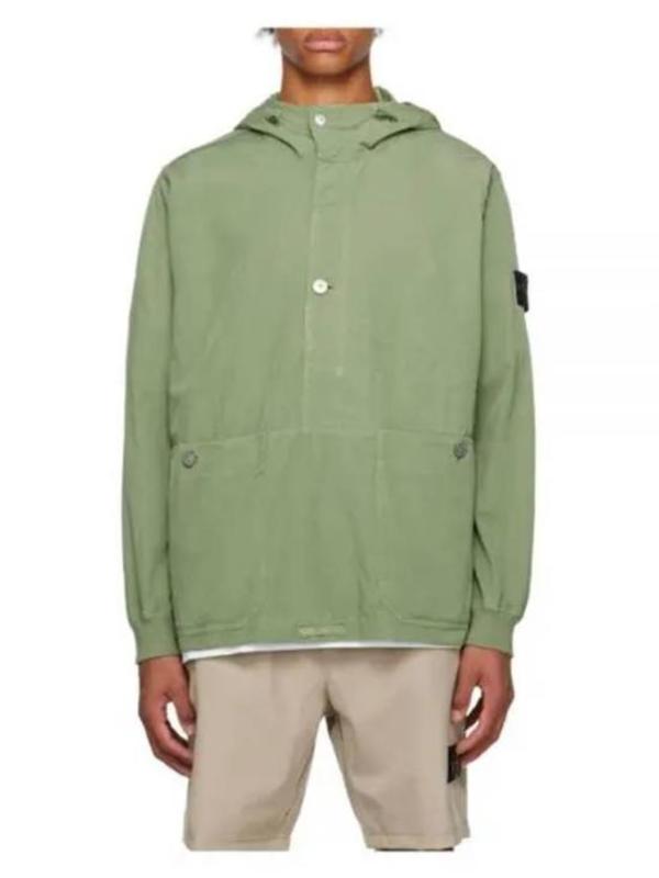 Stone Island Hoodie - Sage Green