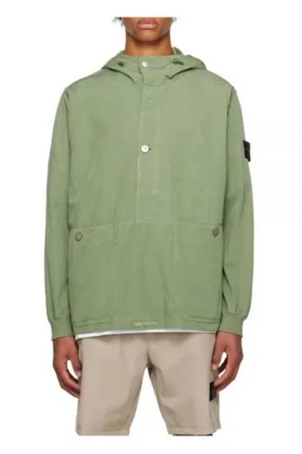 Stone Island Hoodie - Sage Green