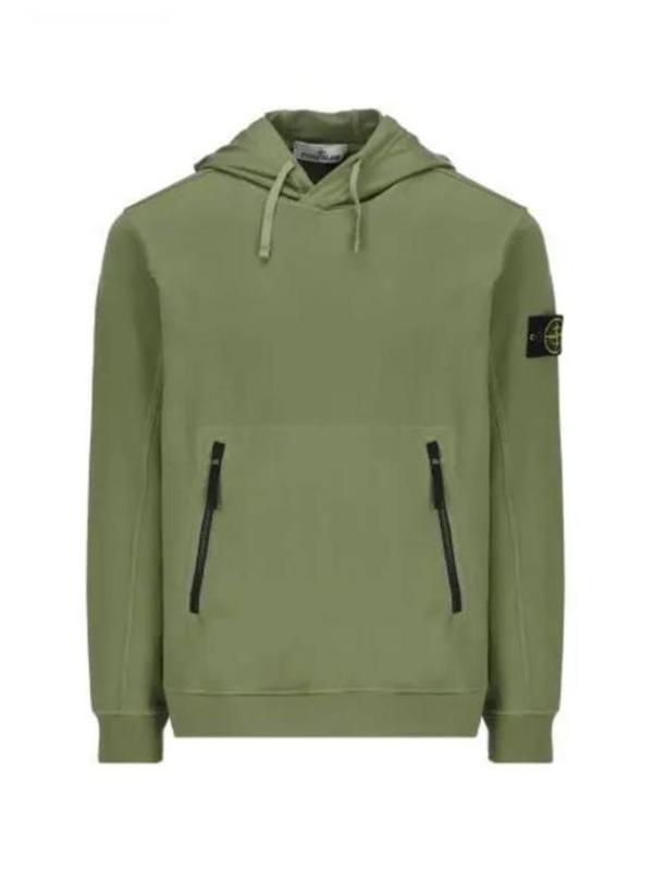 Stone Island Hoodie - Sage Green