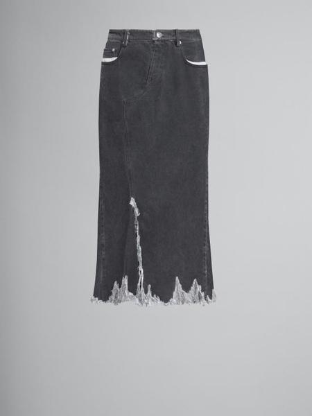 スカート MARNI Exposed lining skirt Marni Exposed Lining Skirt - Black | Garmentory