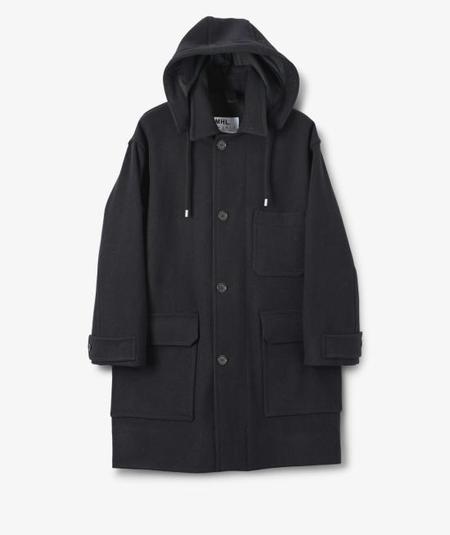 Margaret Howell Patch Pocket Moleskin City Coat - Black | Garmentory