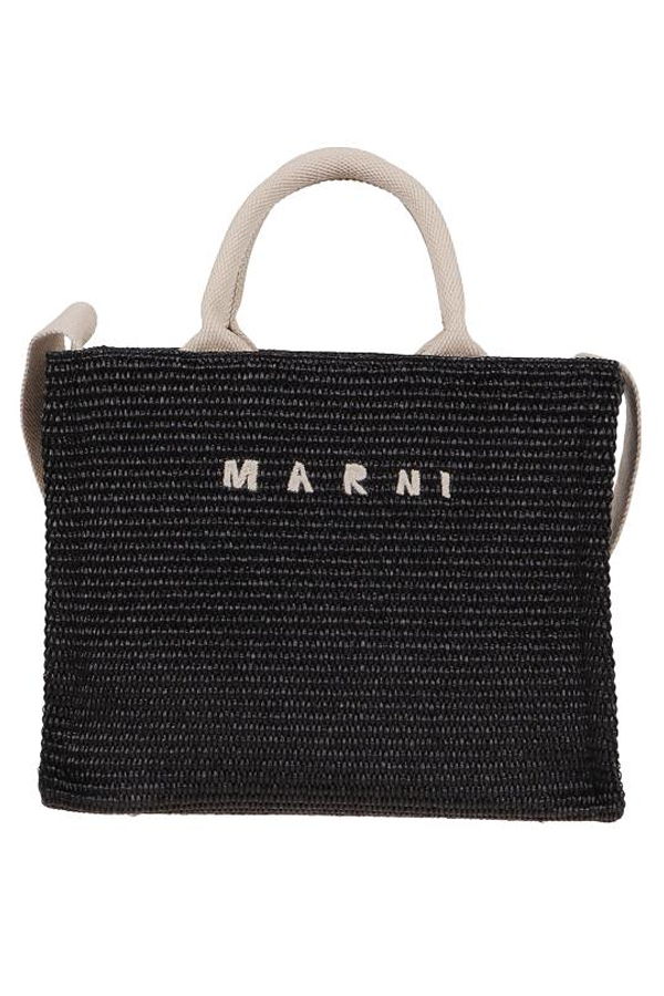 Marni Tote Bag - Black Natural