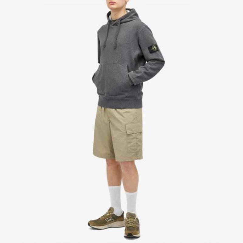 Stone Island Hoodie - Dark Grey Melange