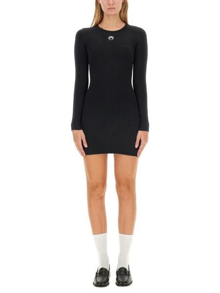 MARINE SERRE Short Skirt - Black | Garmentory
