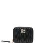MIU MIU Business Card Wallet - Black - Thumbnail 1