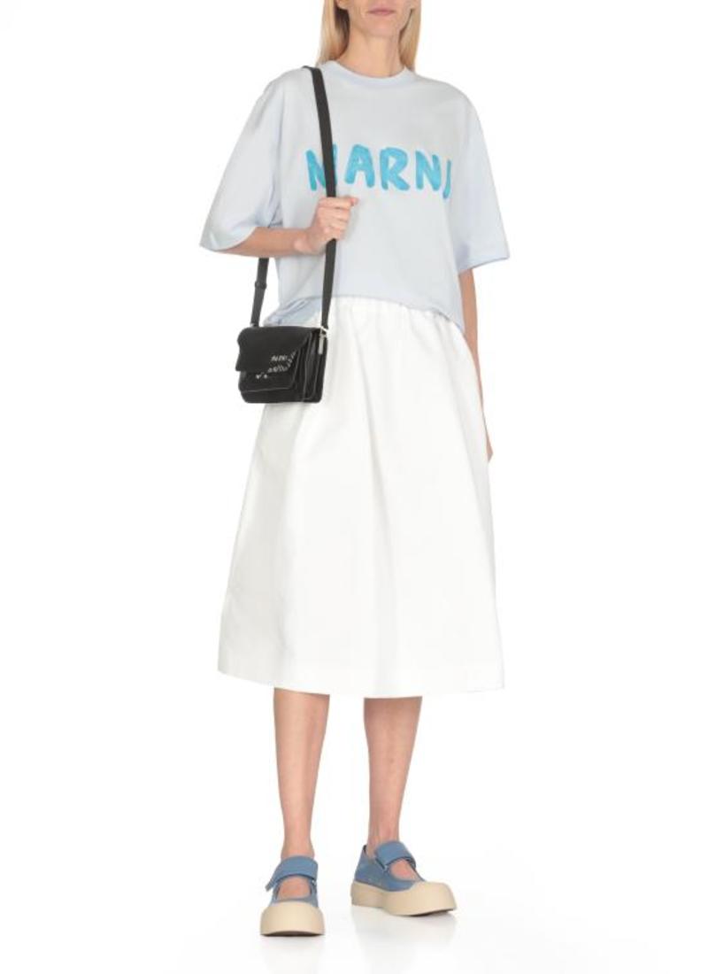 Marni Short Sleeve T-Shirt - Light Blue | Garmentory Marni Short Sleeve T-Shirt - Light Blue | Garmentory