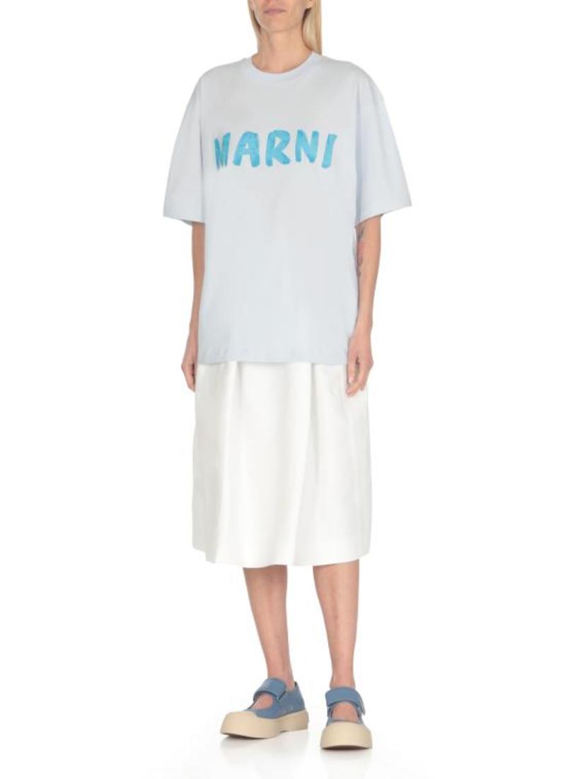 Marni Short Sleeve T-Shirt - Light Blue | Garmentory