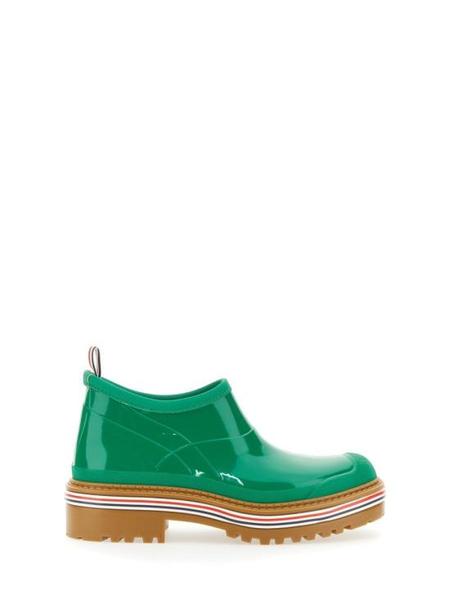 【送料&関税込】Thom Browne Round Toe Slip-on Boots Thom Browne Round Toe Slip-On Boots | Garmentory