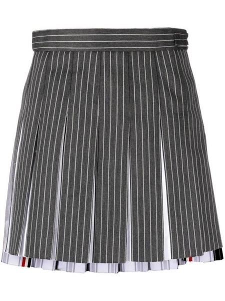Thom Browne Pastel Pink Viscose Blend Mini Skirt - Light