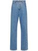MARINE SERRE Denim Pants - Light Blue - Thumbnail 1