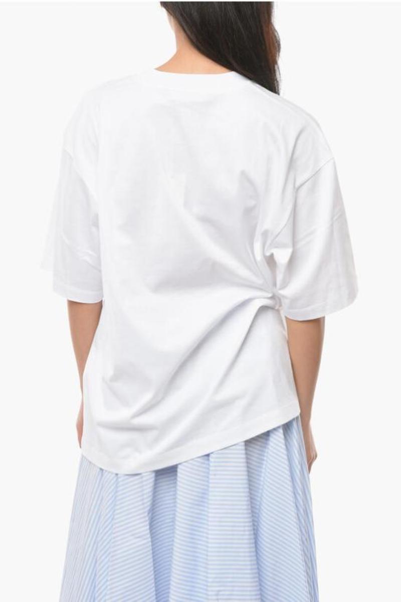 ★MARNI★ Logo Lily Short Sleeve T-Shirt White THJET49P02USC Marni Short Sleeve T-Shirt - Lily White | Garmentory