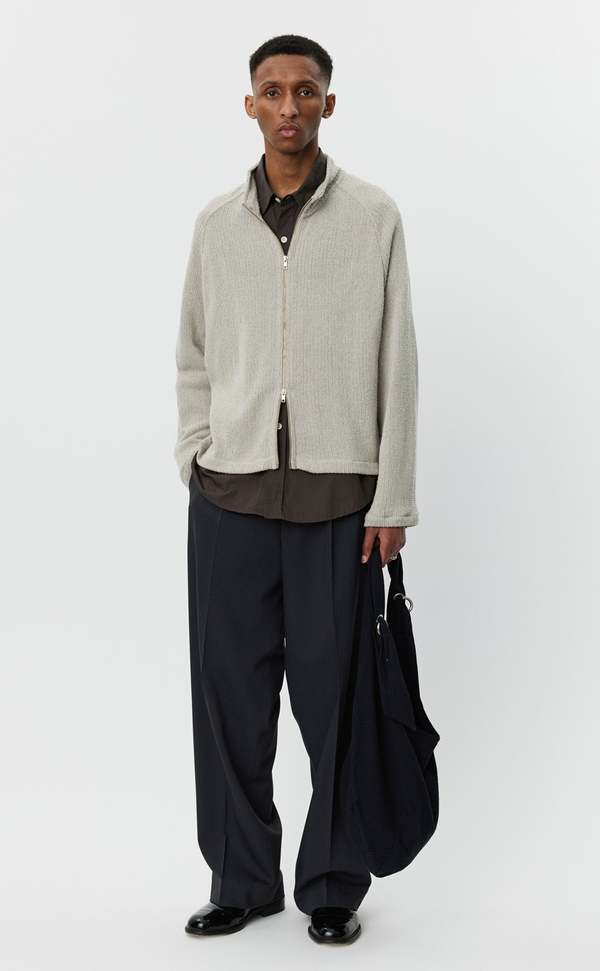 mfpen Leisure Zip Sweater - Oatmeal | Garmentory
